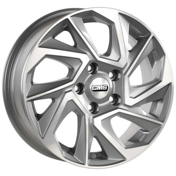 CMS-979-05 6.5x15"-4x108 ET38 67.2 Diamond Racing Silver Jant (4 Adet)